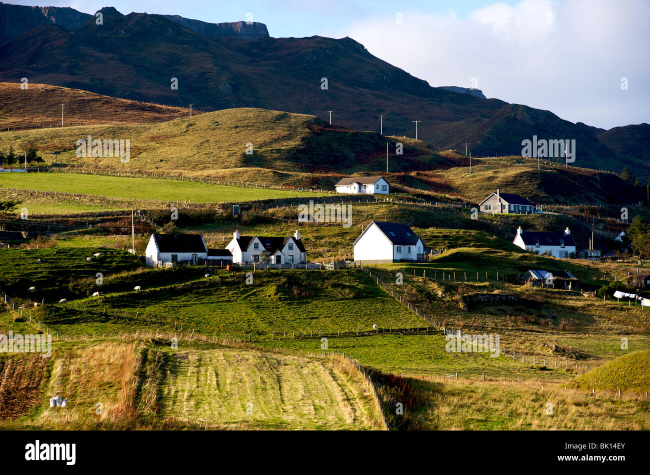 Escocia, Skye, Trotternish Foto de stock