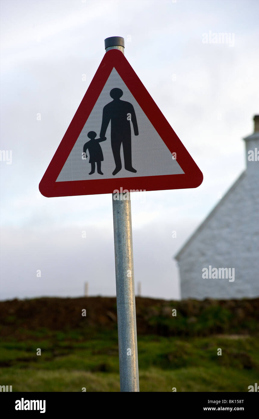 Escocia roadsign Foto de stock