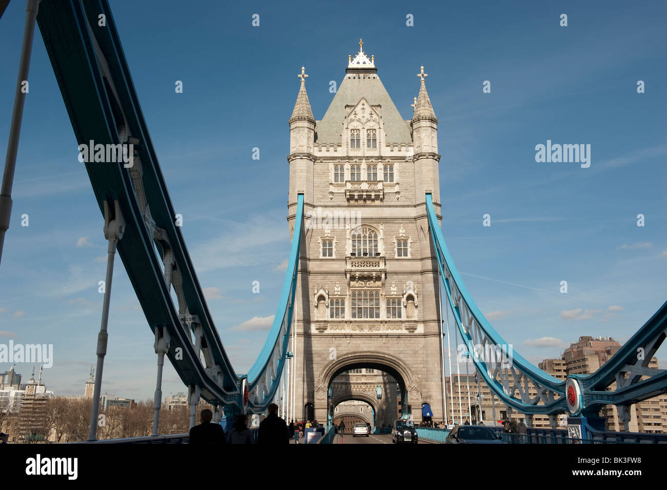 Tower Bridge de Londres, UK Foto de stock
