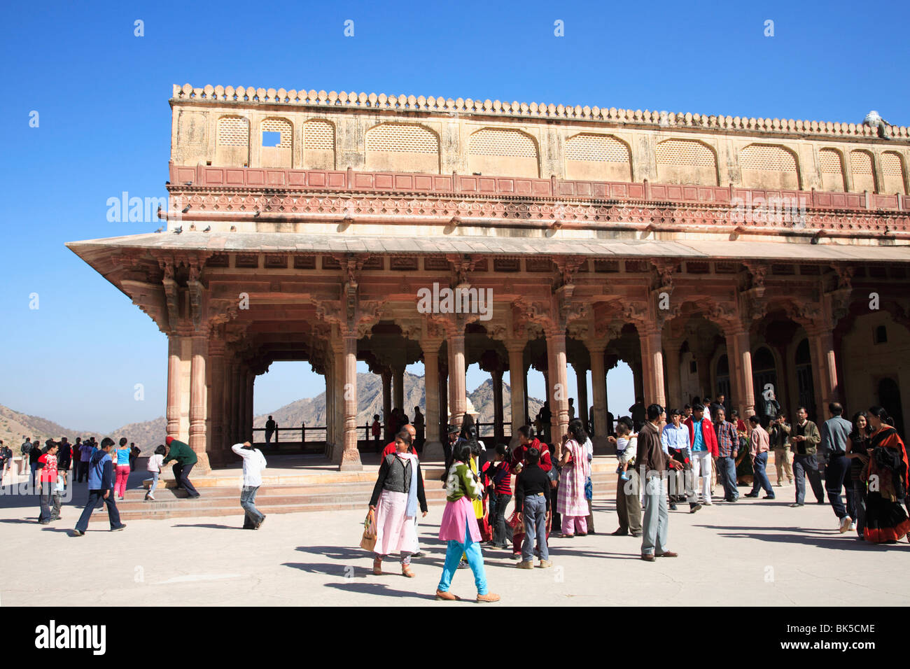 Diwan-e-Khas, Amber Fort Palace, Jaipur, Rajasthan, India, Asia Foto de stock