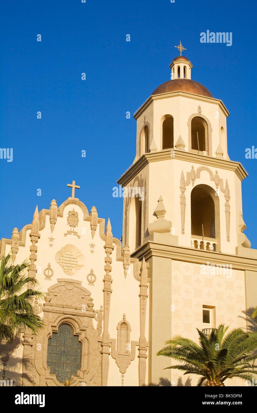 Catedral de San Agustín, el Condado de Pima, en Tucson, Arizona, Estados Unidos de América, América del Norte Foto de stock