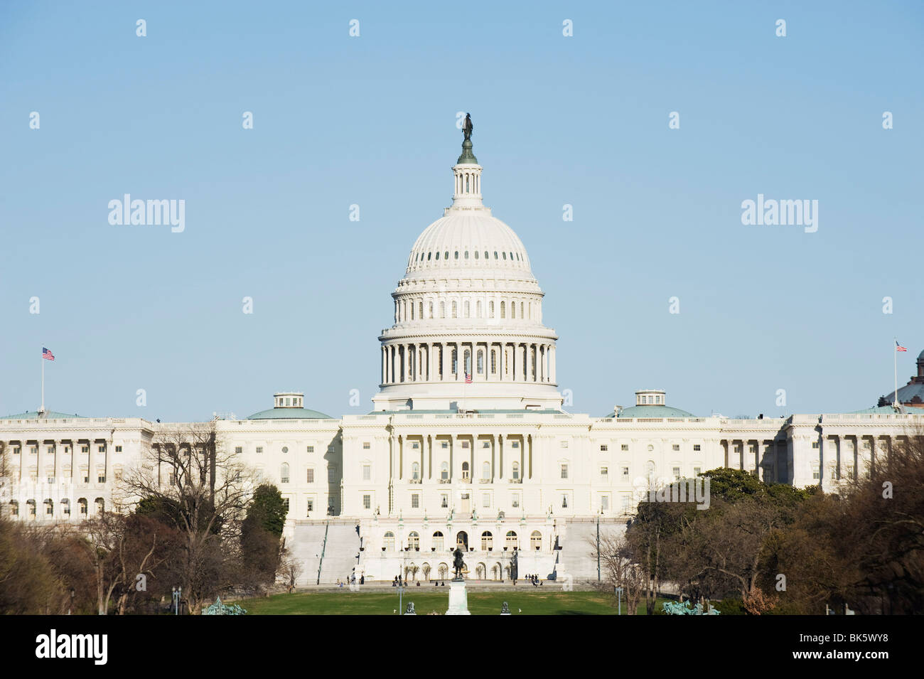El edificio del Capitolio, el Capitol Hill, Washington D.C., Estados Unidos de América, América del Norte Foto de stock