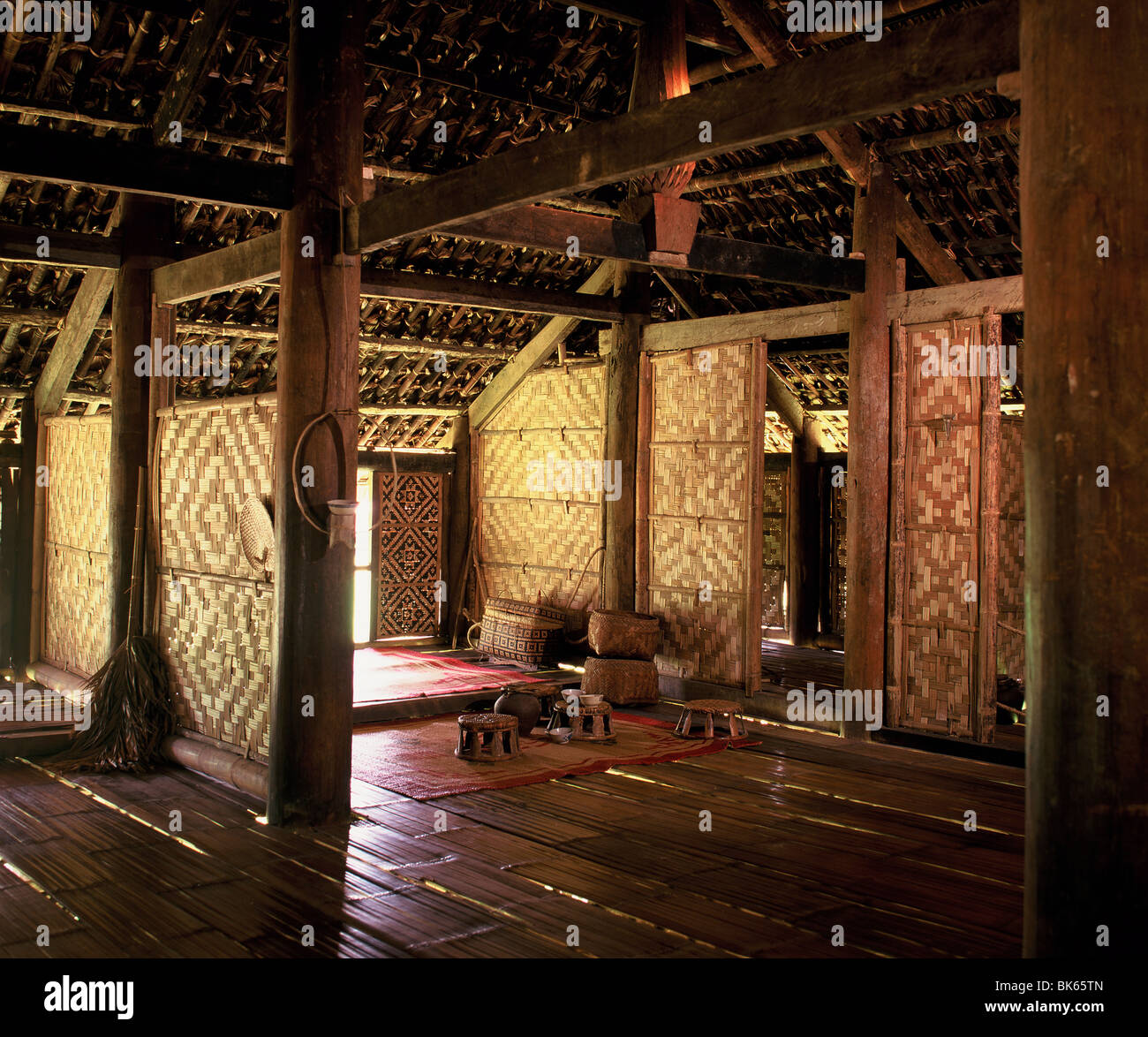 Tay Stilt House, Vietnam, Indochina, en el sudeste de Asia, Asia Foto de stock