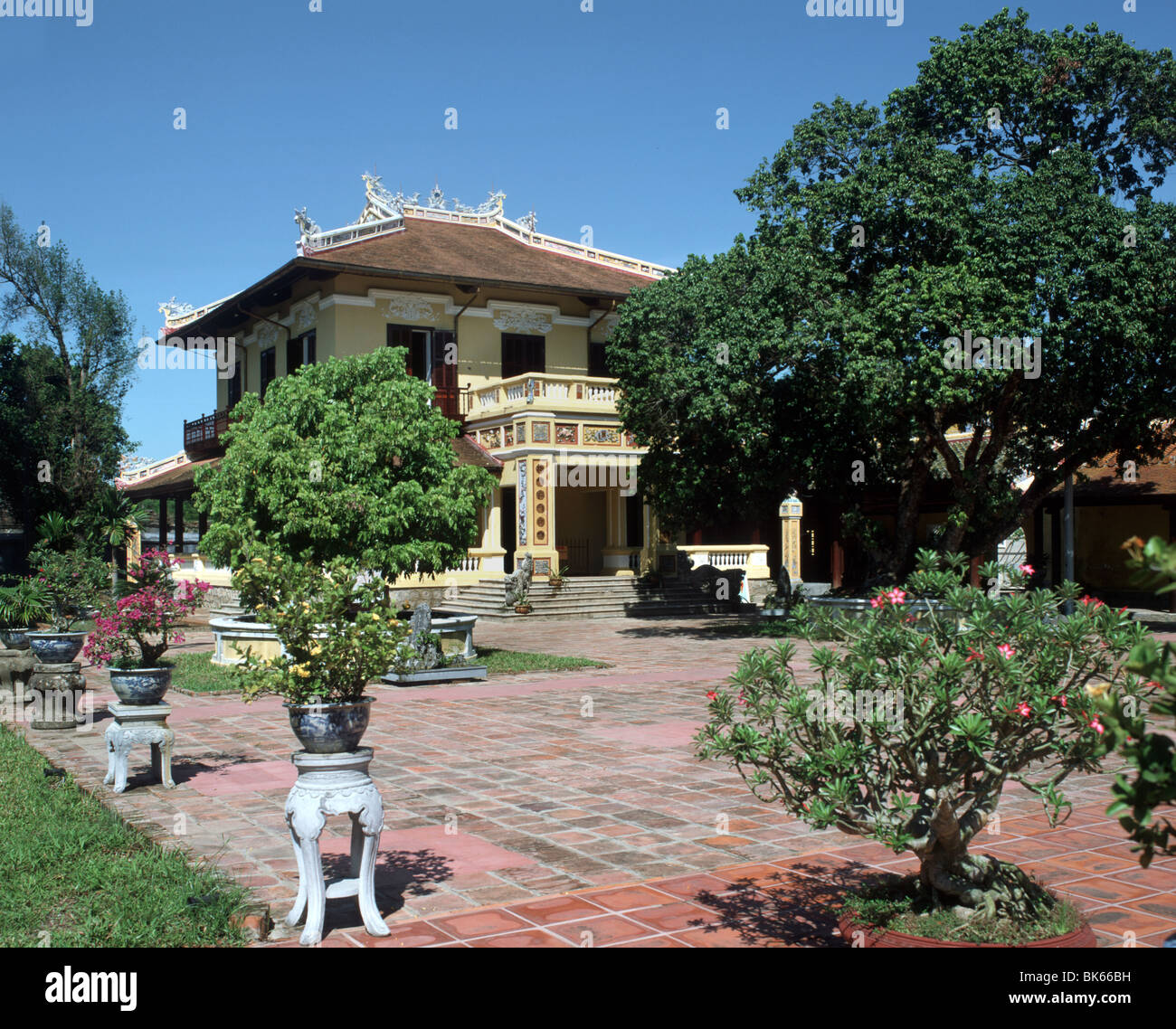 La residencia de la Reina Madre, la Ciudadela en Hue, Vietnam, Indochina, en el sudeste de Asia, Asia&#10, Foto de stock