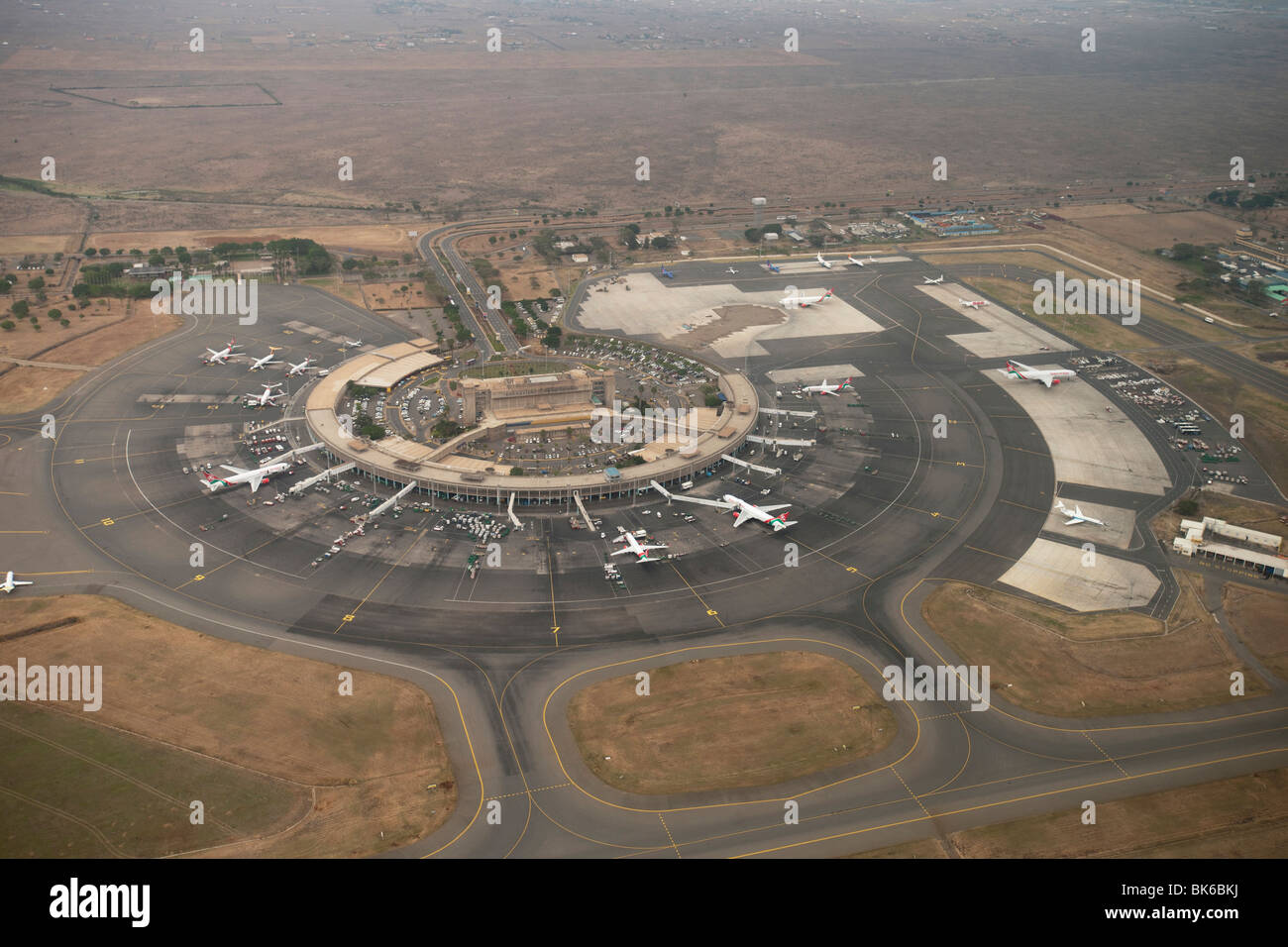 El aeropuerto de Nairobi, Kenya, Africa Fotografía de stock Alamy