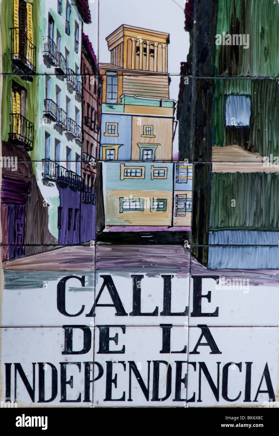 Calle del de la calle Independencia de la independencia Madrid España