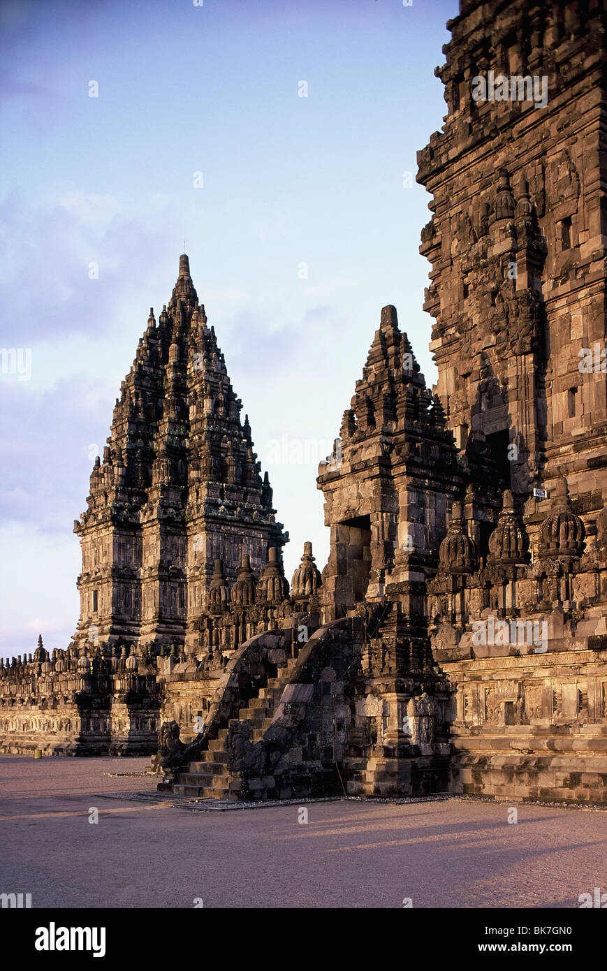 Loro Jonggrang, que datan desde el siglo 10, Prambanan, Sitio del Patrimonio Mundial de la UNESCO, Java, Indonesia, Sudeste Asiático, Asia Foto de stock