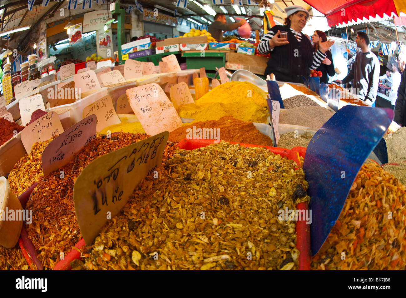 Mercado Carmel, Tel Aviv, Israel, Oriente Medio Fotografía de stock Alamy