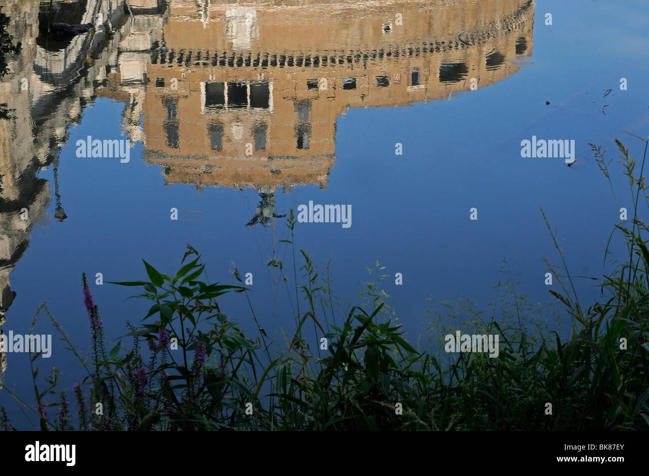 El Castel Sant'Angelo, Roma, Lazio, Italia, Europa Foto de stock