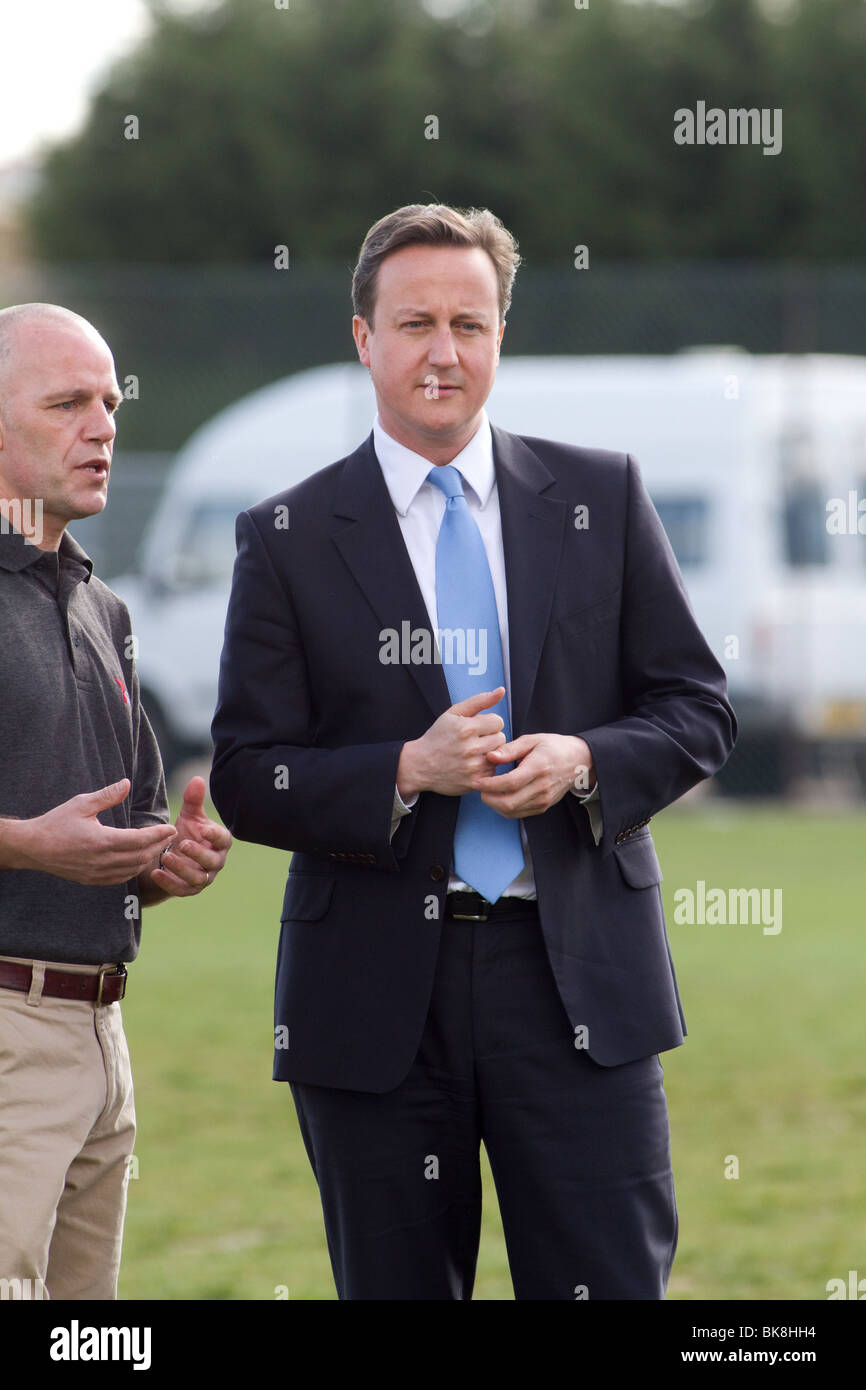 David Cameron, líder del Partido Conservador Foto de stock