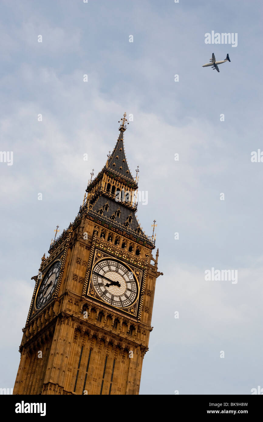 El Big Ben. Londres. Inglaterra. En el Reino Unido. Foto de stock