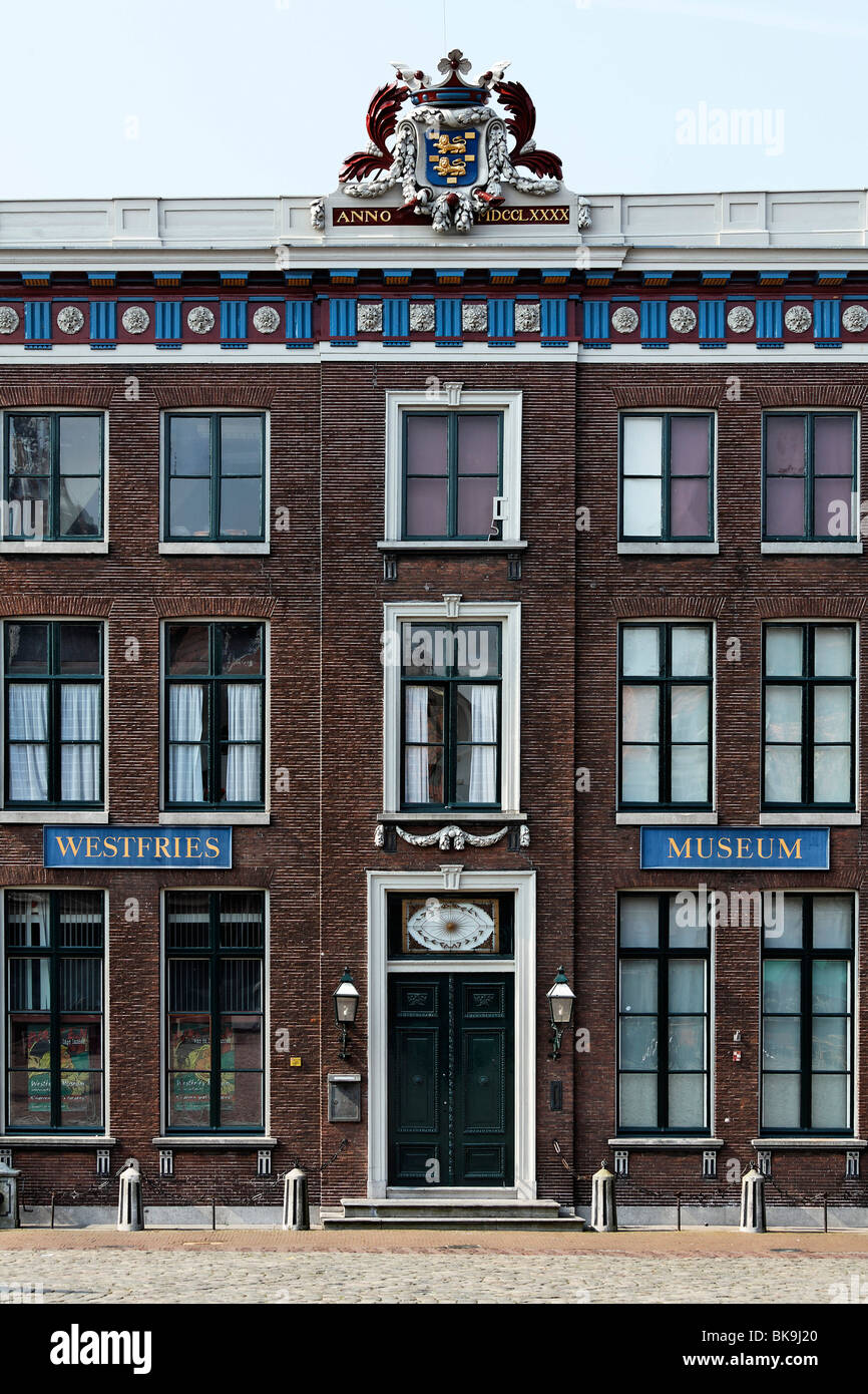 Museo de Frisia occidental, Roode Steen, Hoorn, en la provincia de Holanda Septentrional, Holanda, Europa Foto de stock