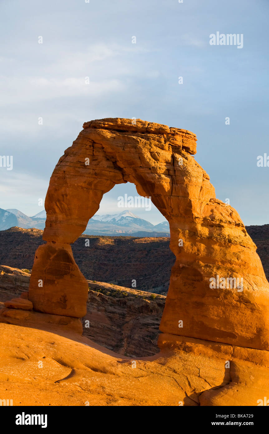 El arco delicado, Arches National park Utah Foto de stock
