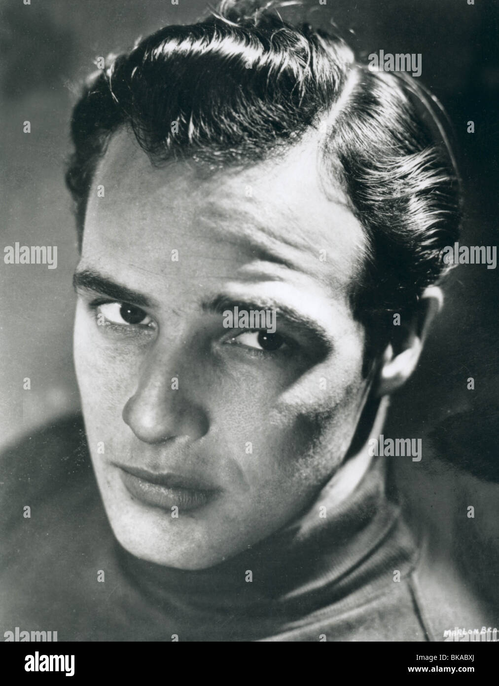 MARLON BRANDO RETRATO Foto de stock