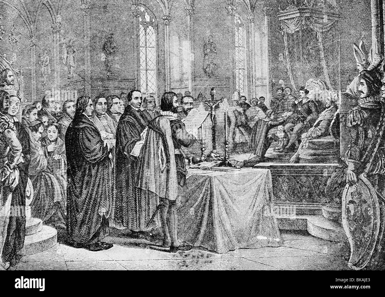 Eventos, Reforma Protestante, la Confesión de Augsburgo, el canciller