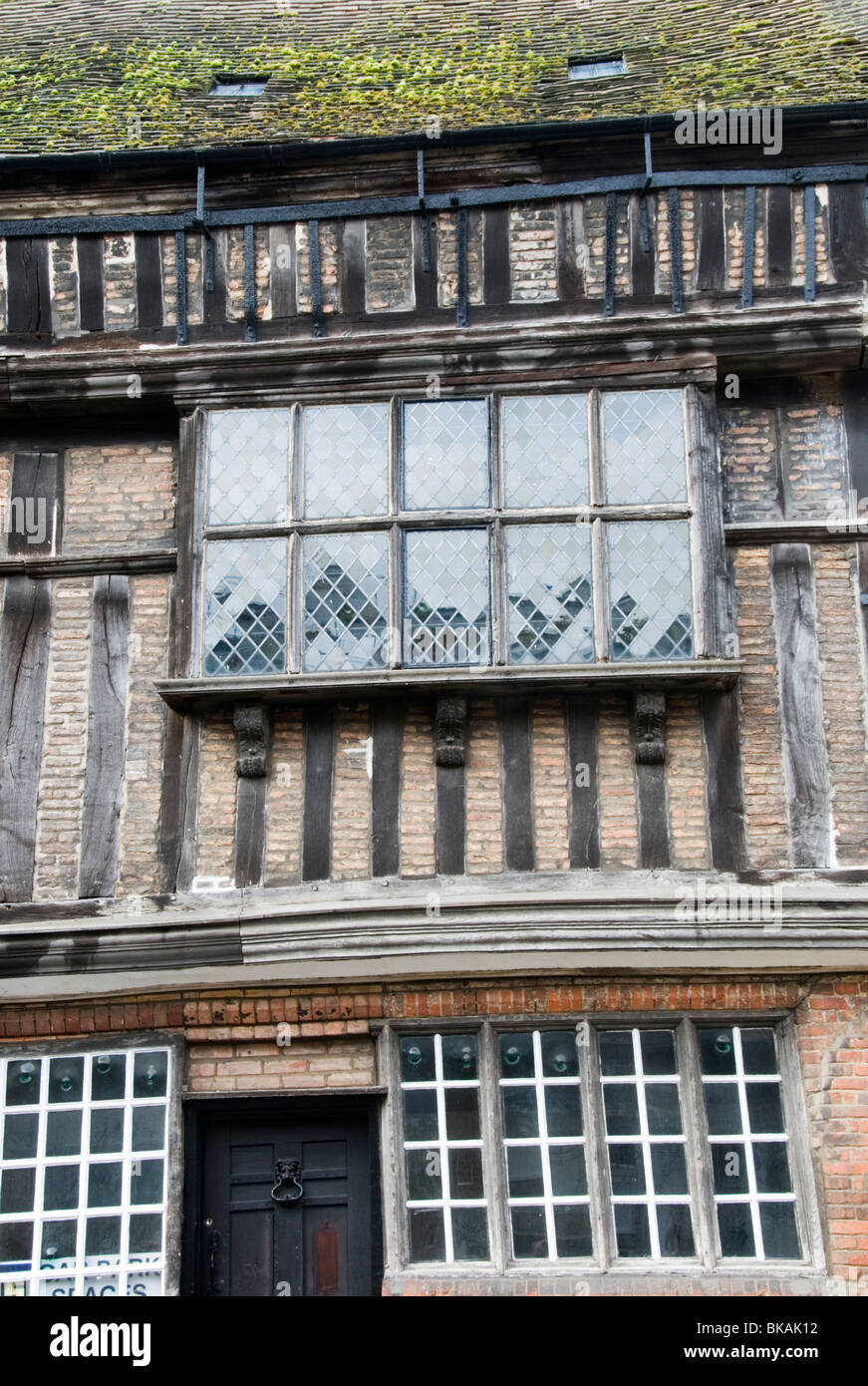 Histórico edificio del siglo XVII en King's Lynn, Norfolk. Más detalles en la descripción. Foto de stock