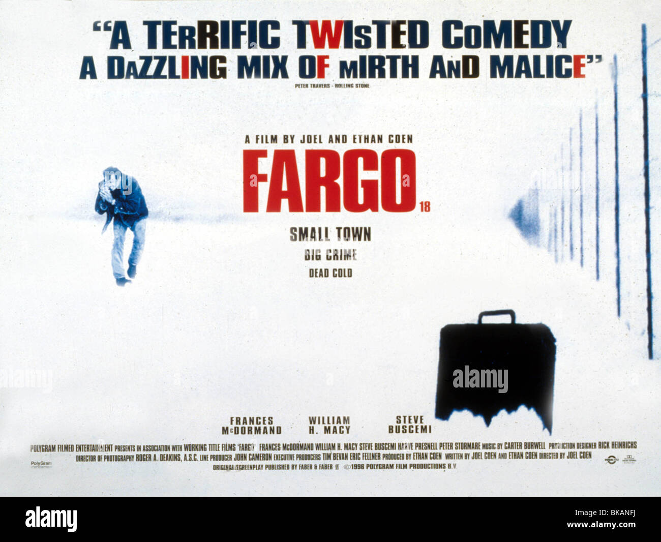 Fargo 1996 movie poster fotografías e imágenes de alta resolución - Alamy