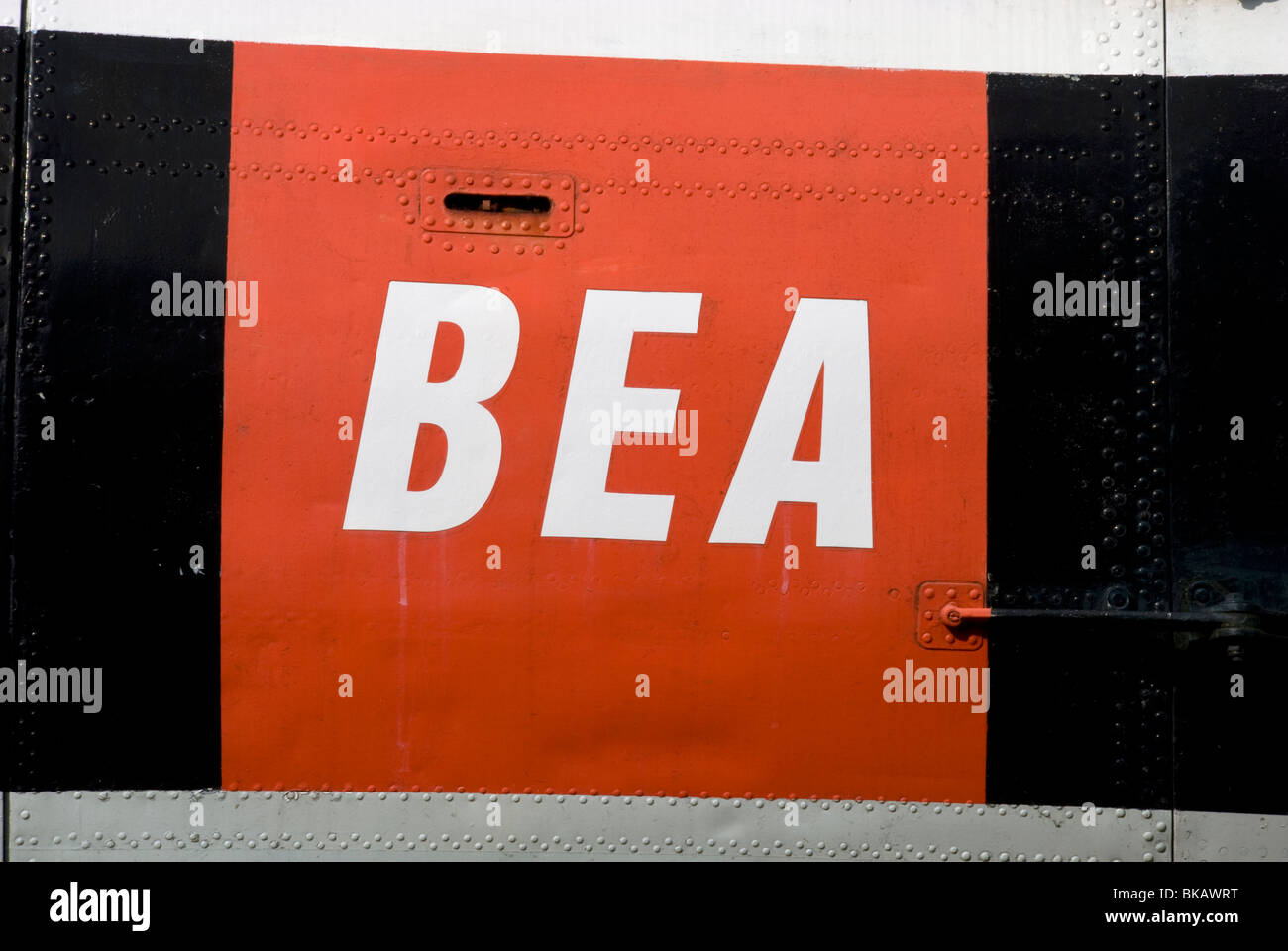 BEA logo British European Airways Foto de stock