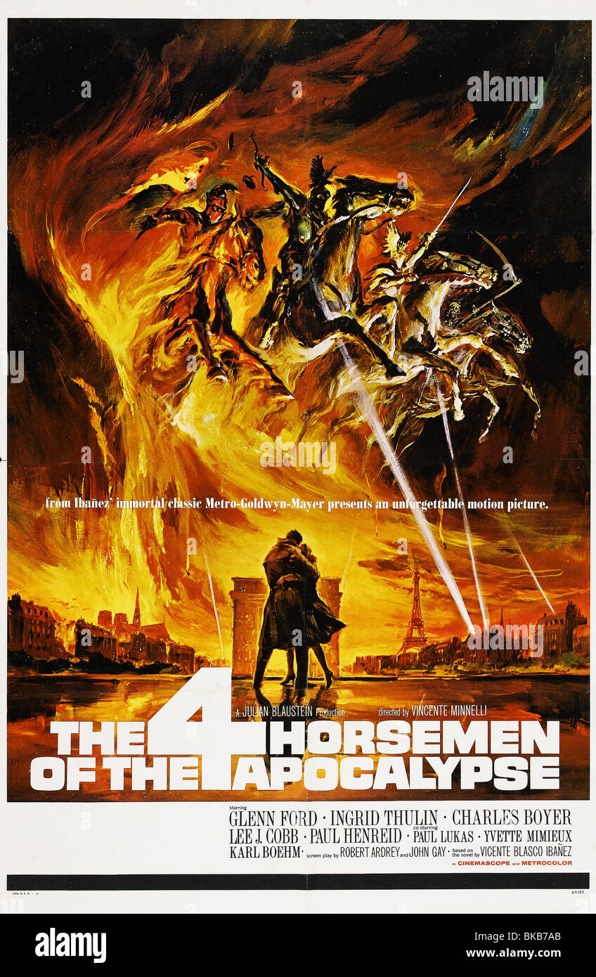 Los 4 del Apocalipsis Año 1962 Director Vincente Minnelli