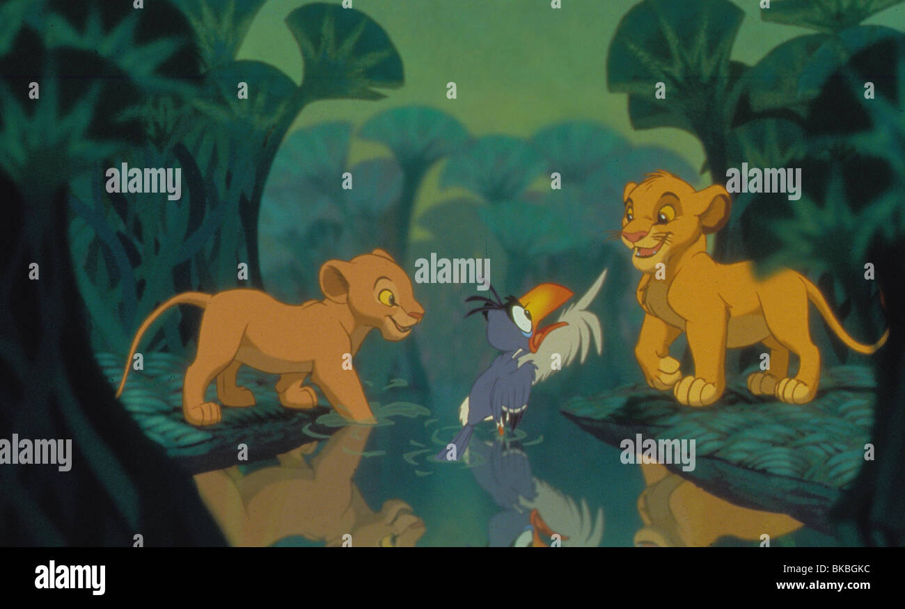El rey león (ANI - 1994) Crédito animados Disney LINK 025 Foto de stock
