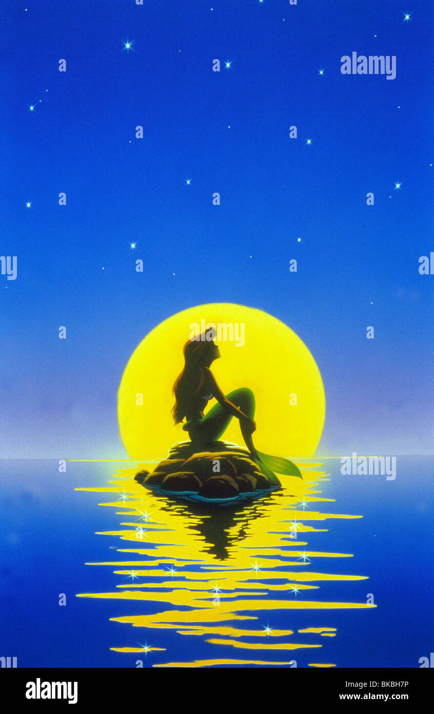 La Sirenita (ANI - 1989) animados Disney LMRD Crédito 028 Foto de stock