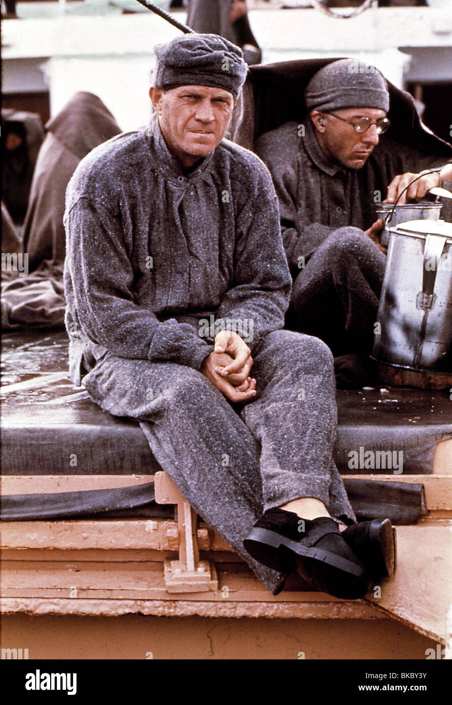 Papillon steve mcqueen dustin hoffman fotografías e imágenes de alta