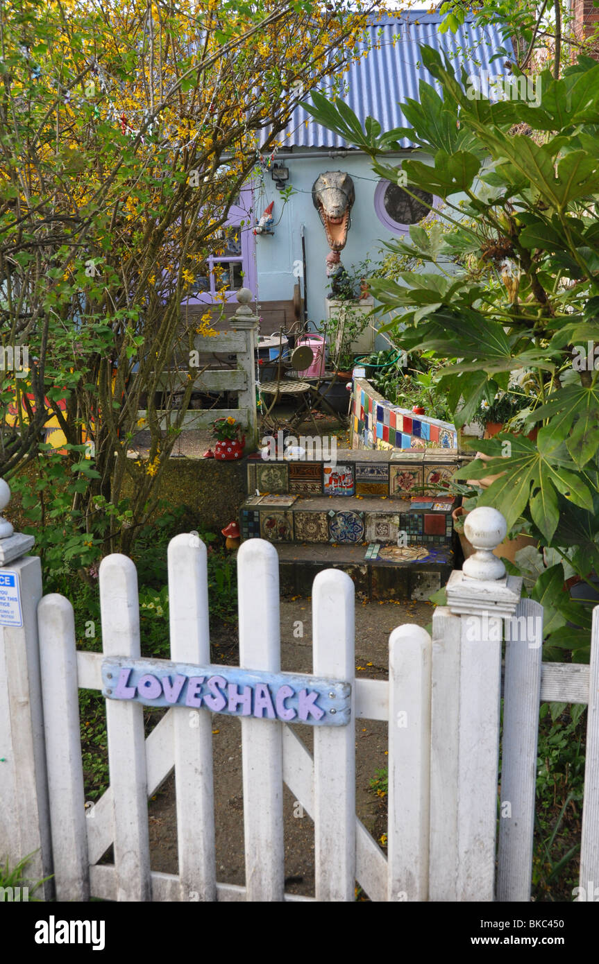 Loveshack Eel Pie Island, Londres, Gran Bretaña. Foto de stock