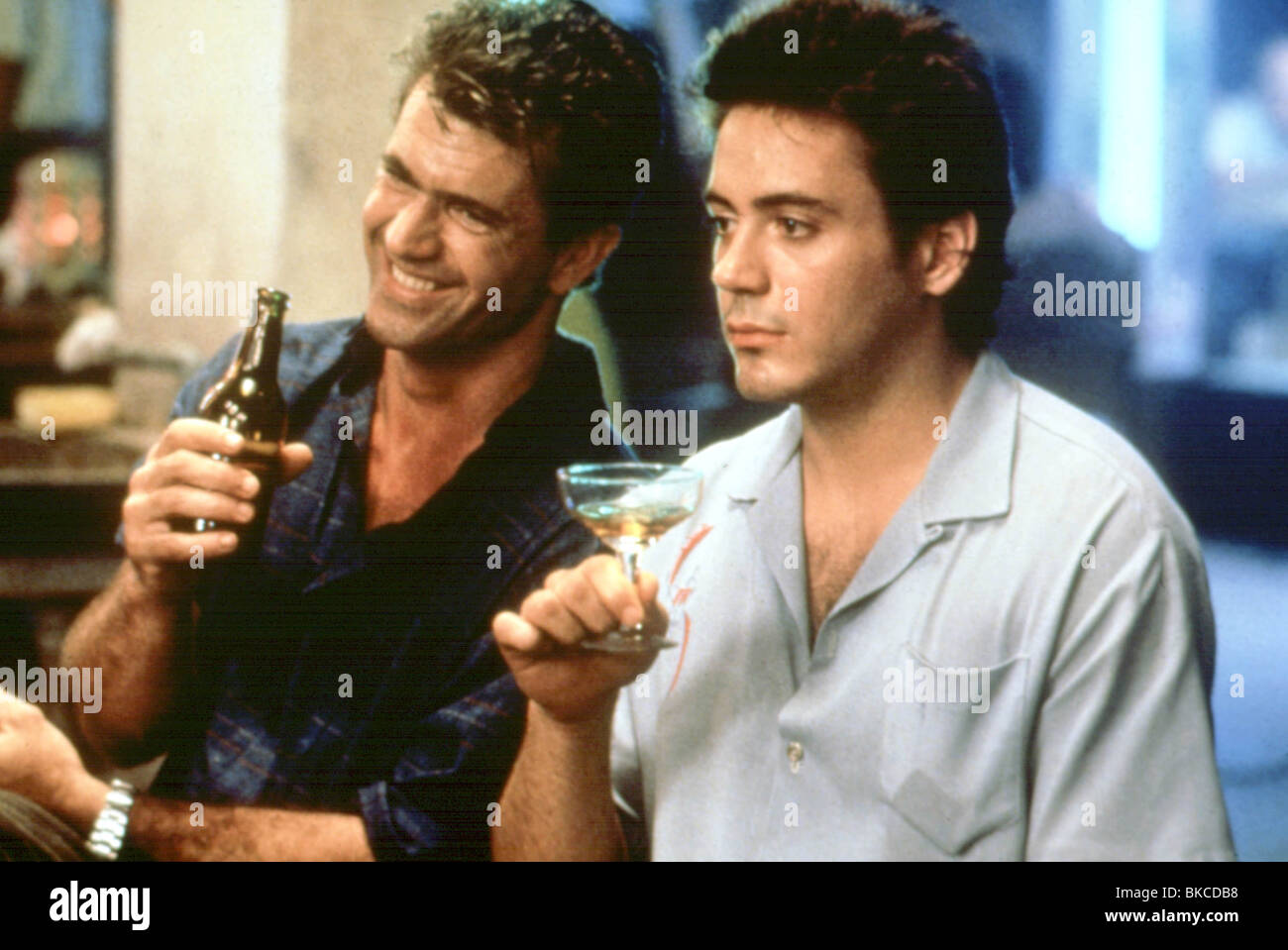 AIR AMERICA (1990) Mel Gibson, Robert Downey Jr AIA 005 Foto de stock