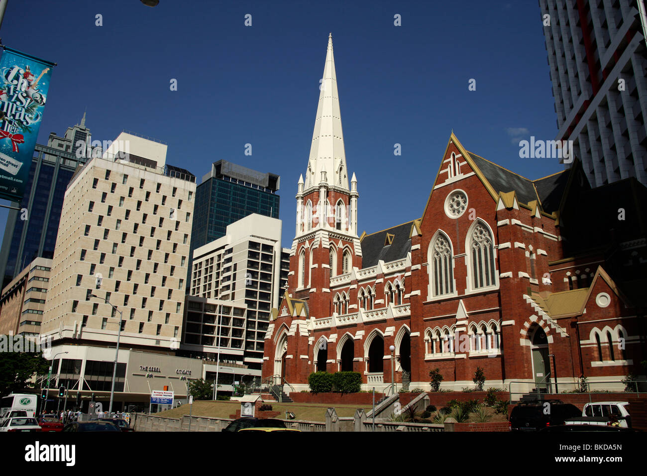 Albert Street Iglesia Unida en Brisbane, Queensland, Australia Foto de stock