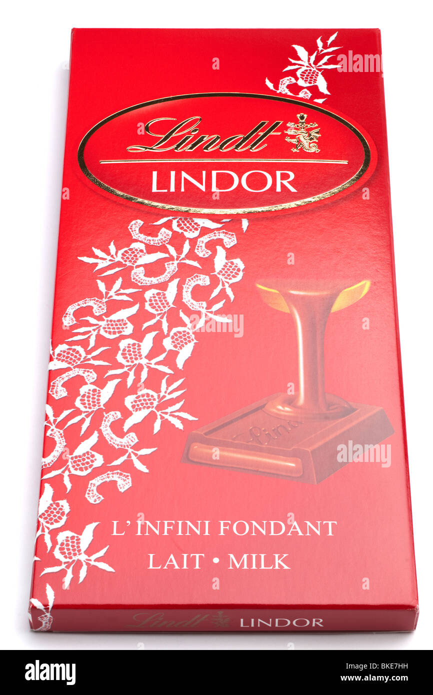 Lindt lindor milk chocolate bar fotografías e imágenes de alta resolución Alamy