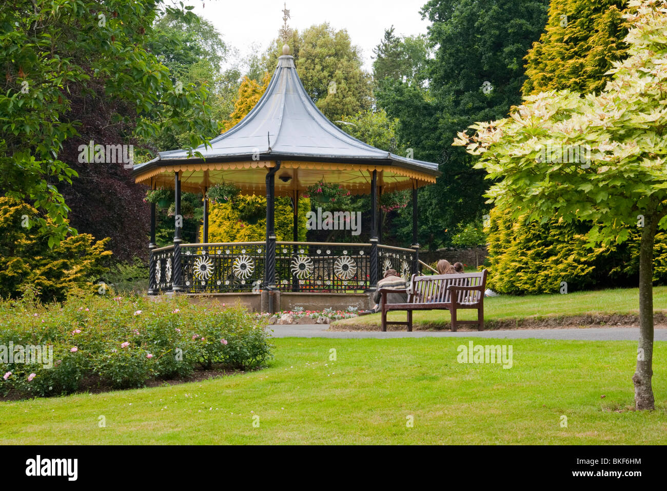 Victoria Gardens Truro Cornwall Fotografía de stock Alamy
