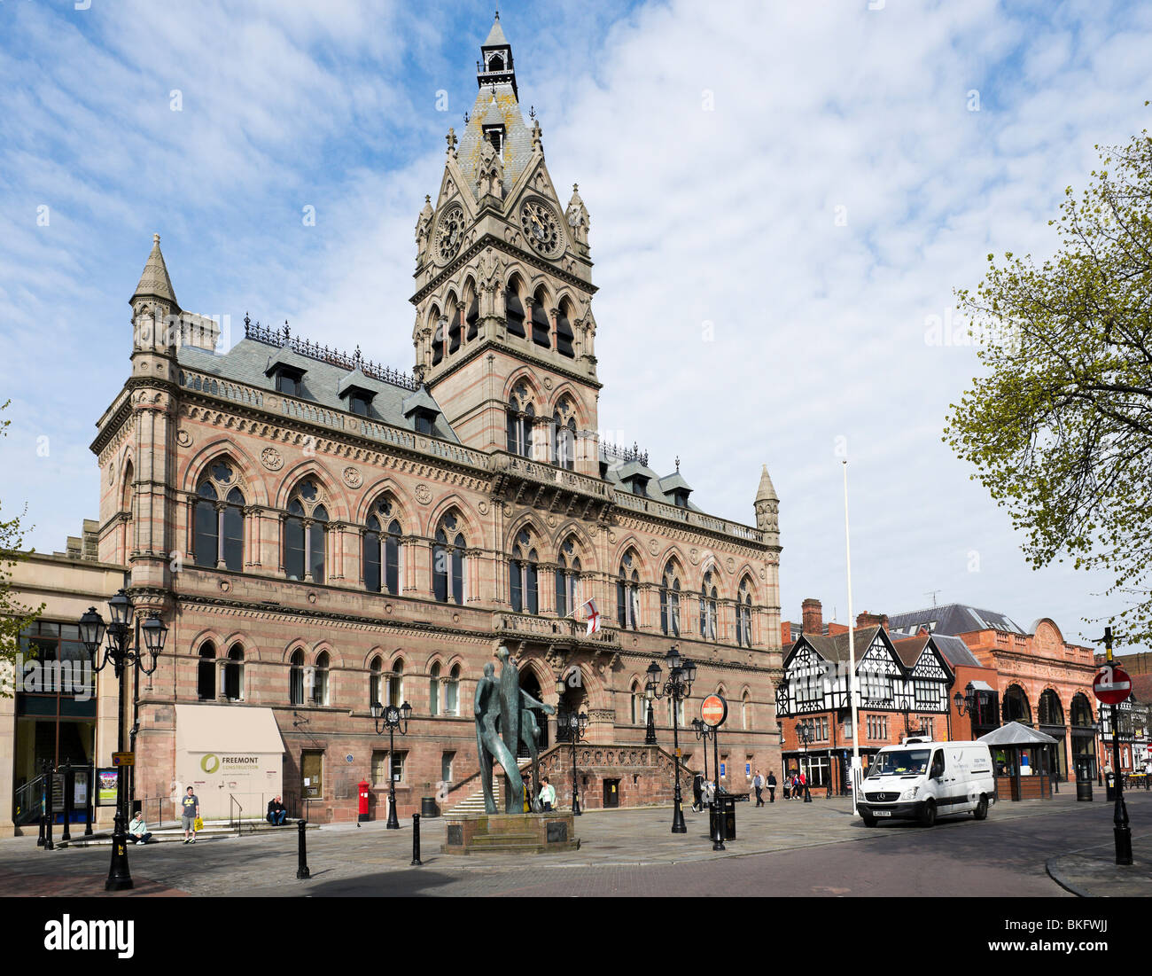 El Ayuntamiento, Chester, Cheshire, Inglaterra, Reino Unido. Foto de stock