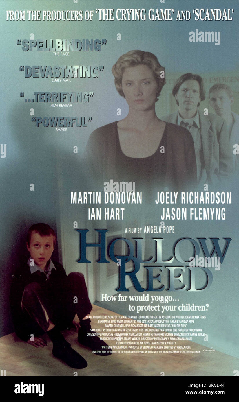HOLLOW REED -1996 Poster Foto de stock