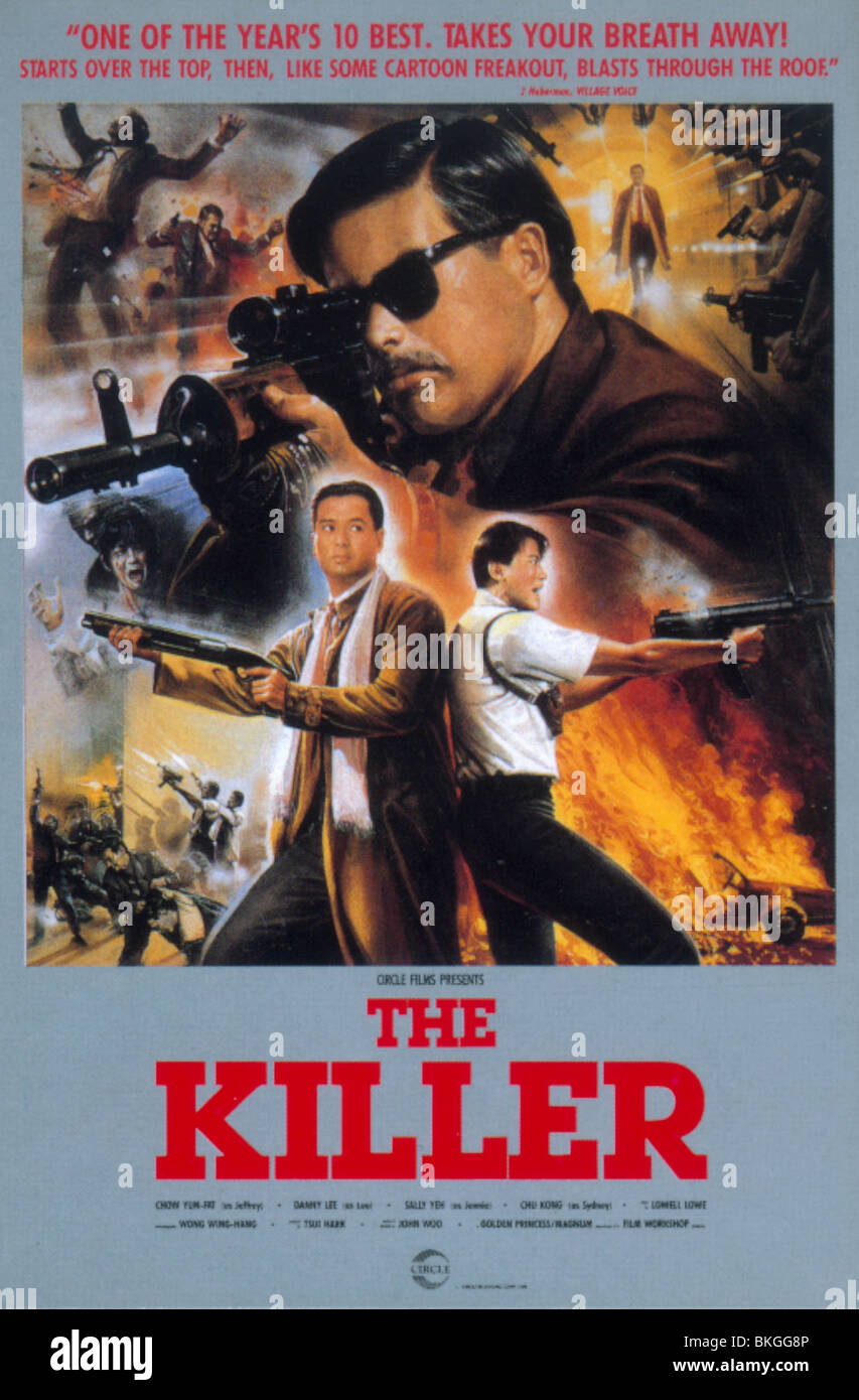 El Asesino -1989 Poster Foto de stock