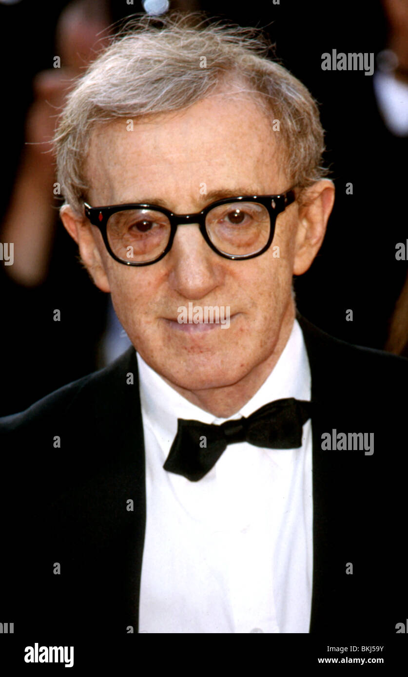 Retrato de Woody Allen Foto de stock