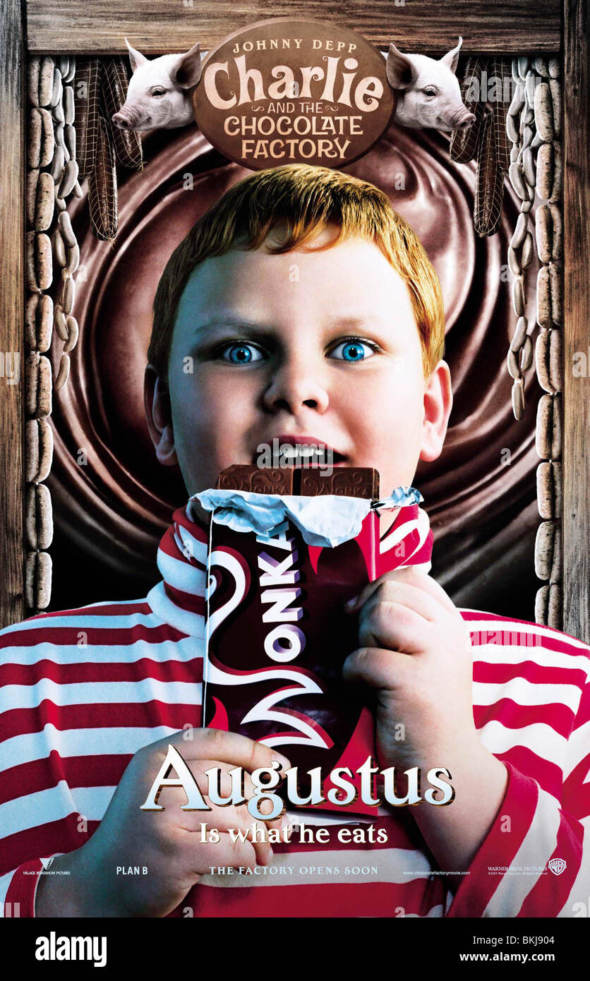 CHARLIE Y LA FÁBRICA DE CHOCOLATE (2005) Póster CCFA 002PT3 Fotografía de stock Alamy