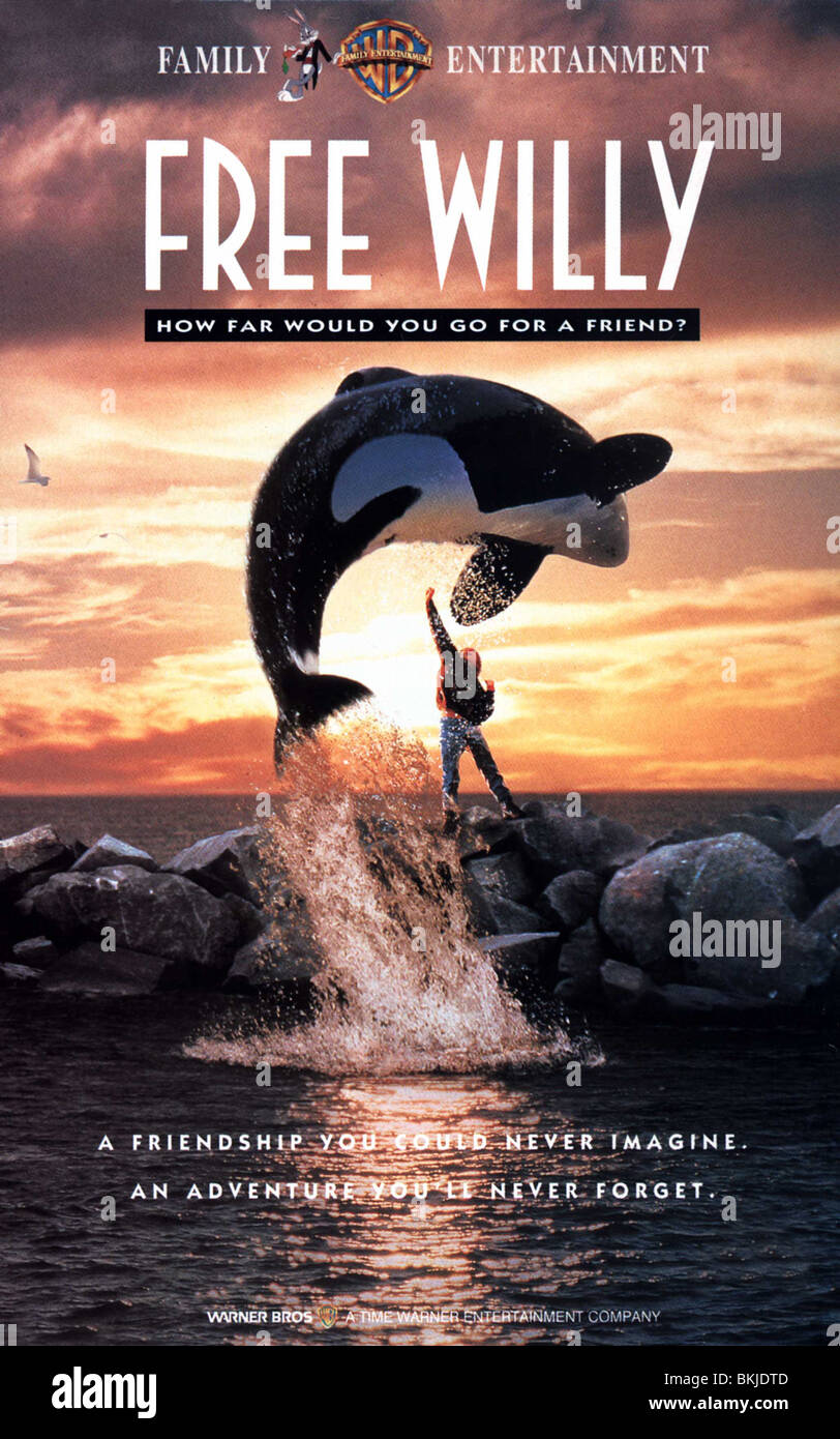 Pelicula Completa De Liberen A Willy 1 Liberen a Willy -1993 Poster Fotografía de stock - Alamy