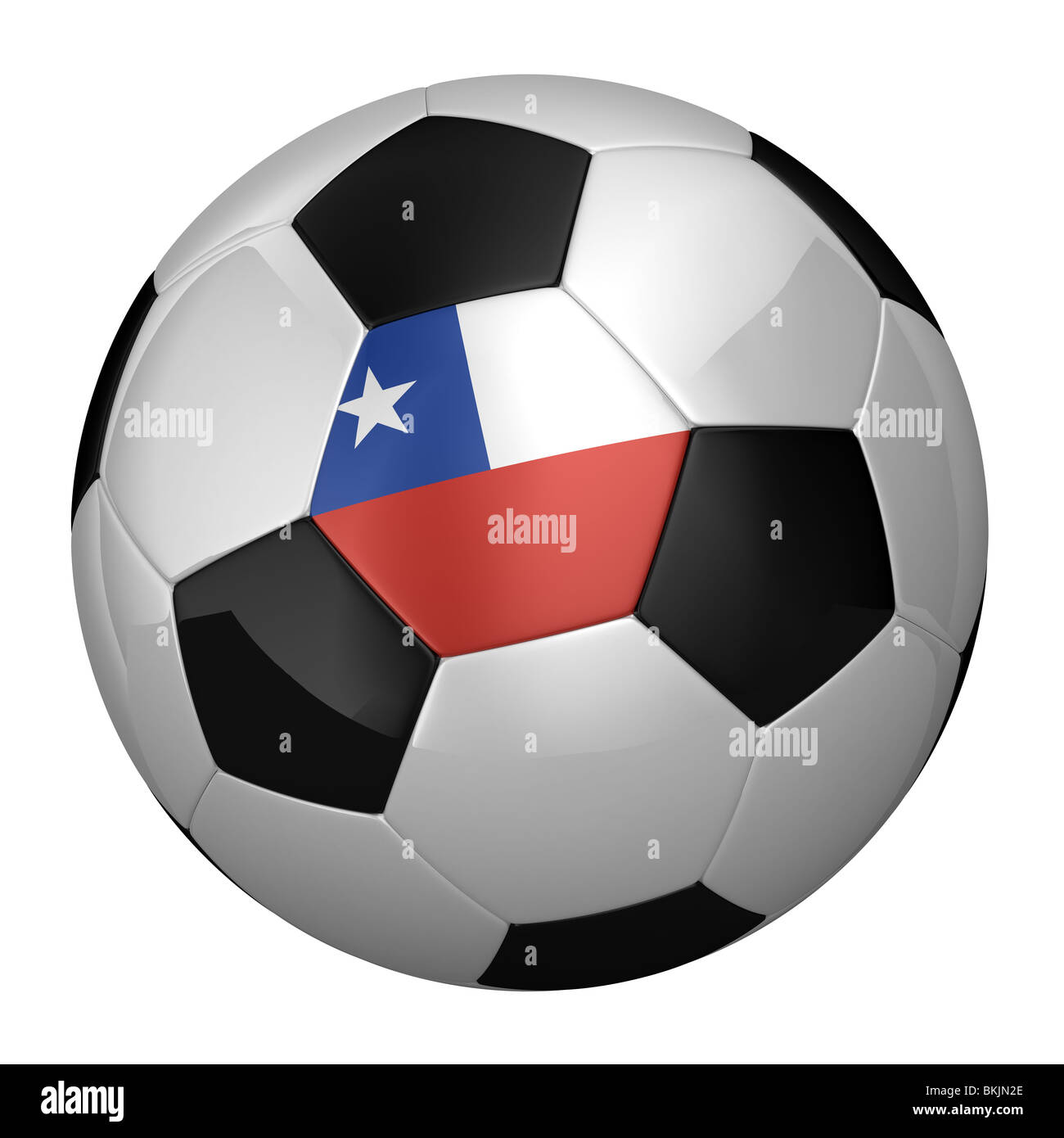 Balón de fútbol chileno Fotografía de stock - Alamy