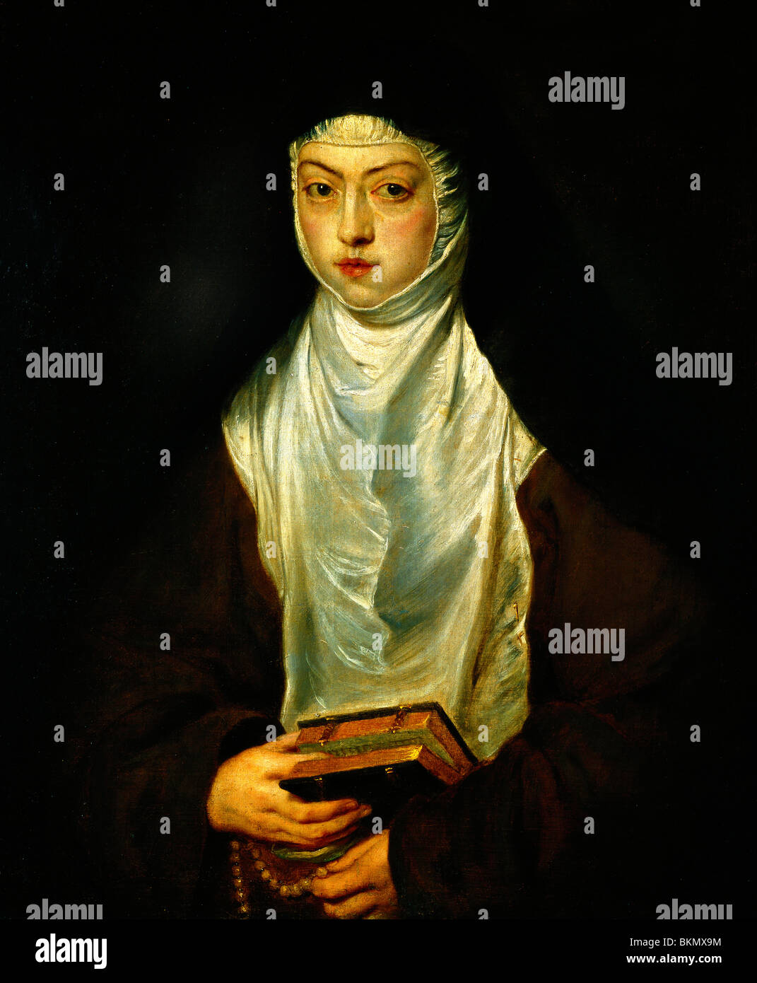 Ana Dorotea, por Sir Peter Paul Rubens. Madrid, España, siglo xvii Foto de stock