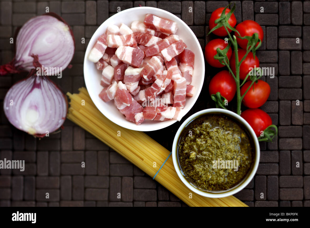 Pancetta lardons fotografías e imágenes de alta resolución Alamy