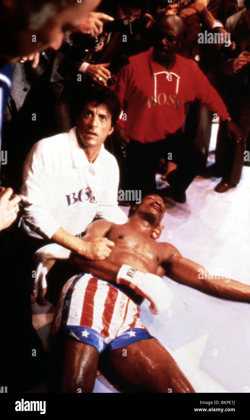 ROCKY IV (1985), Sylvester Stallone RK4 060 Fotografía de stock