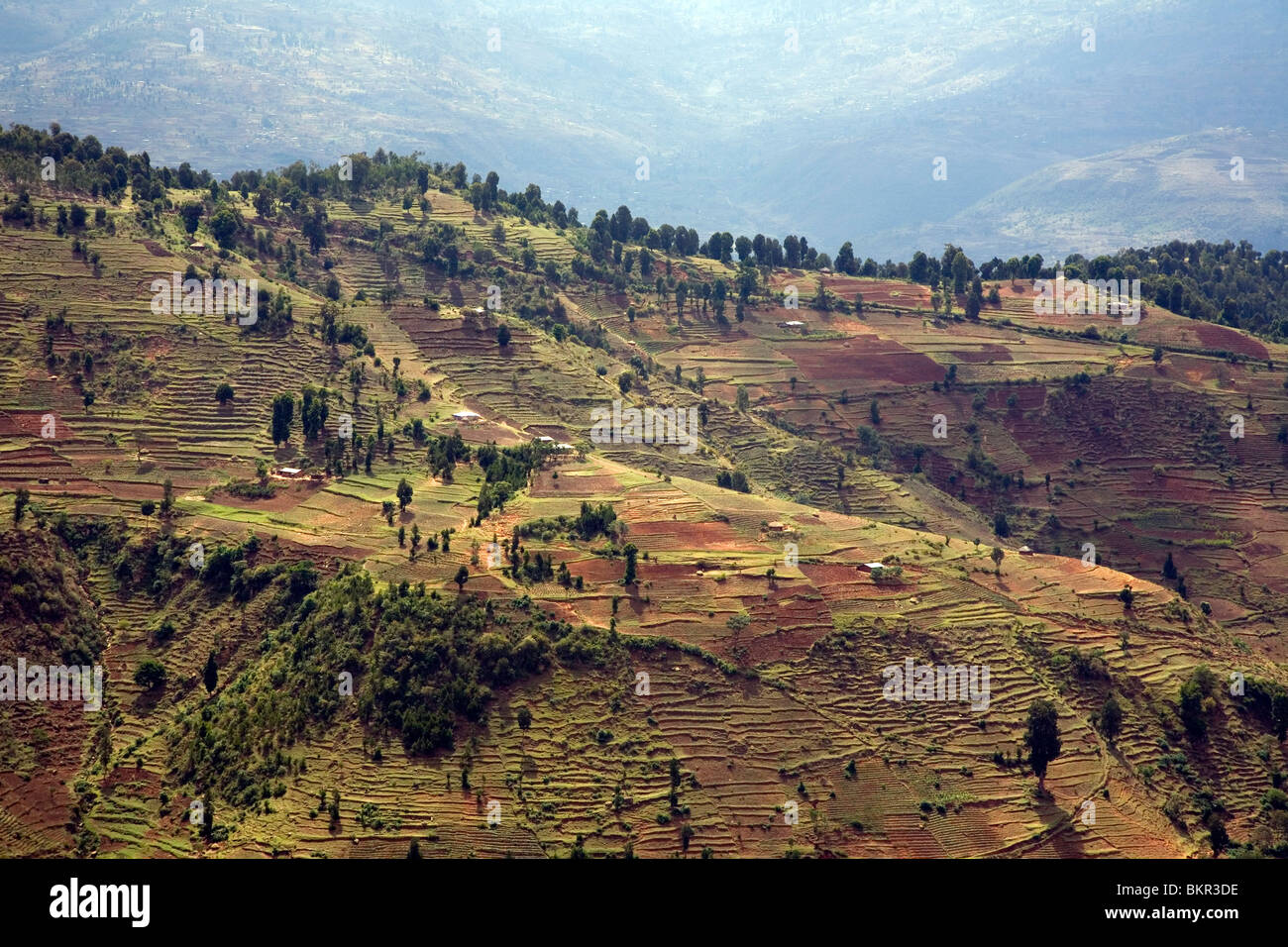 Etiopía, Dire Dawa. Las cadenas montañosas alrededor de Dire Dawa. Foto de stock