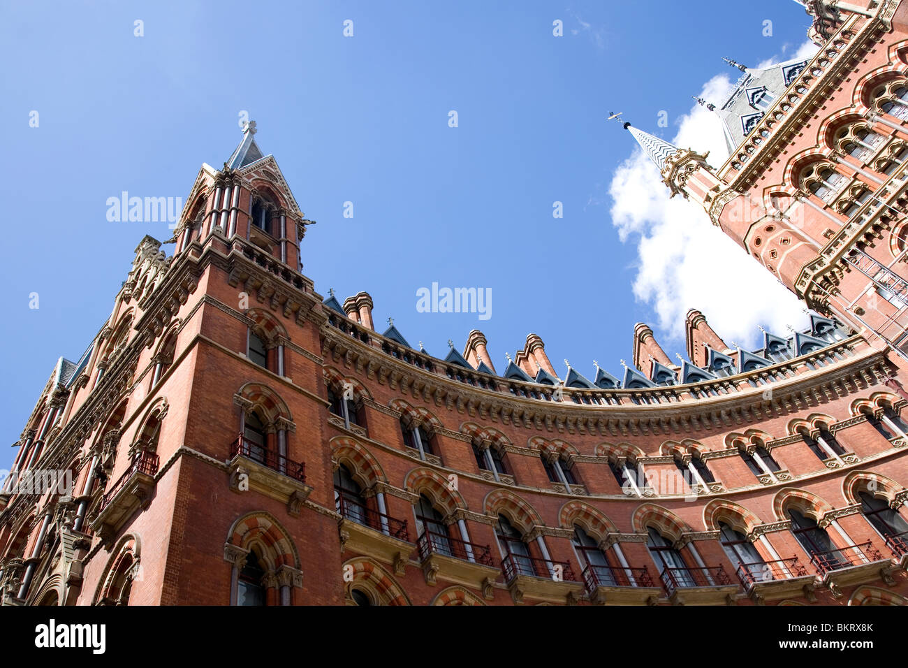 El Midland Grand Hotel, Kings Cross St Pancras, Londres, Reino Unido Foto de stock