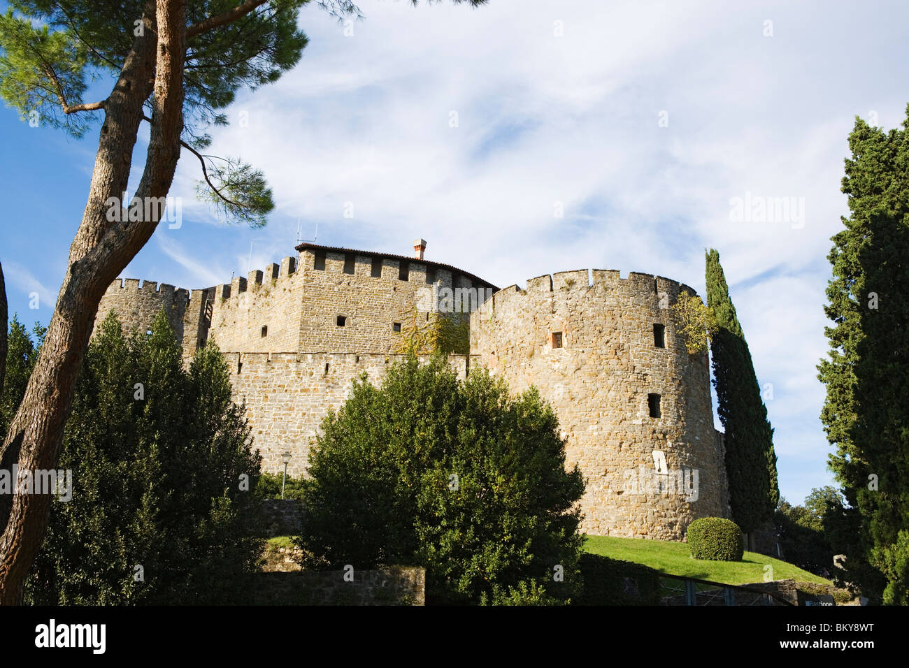 Castillo de Gorizia, Friuli-Venezia Giulia, Italia Foto de stock