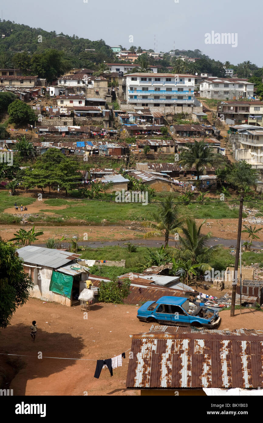 Freetown, Sierra Leona, África occidental Foto de stock