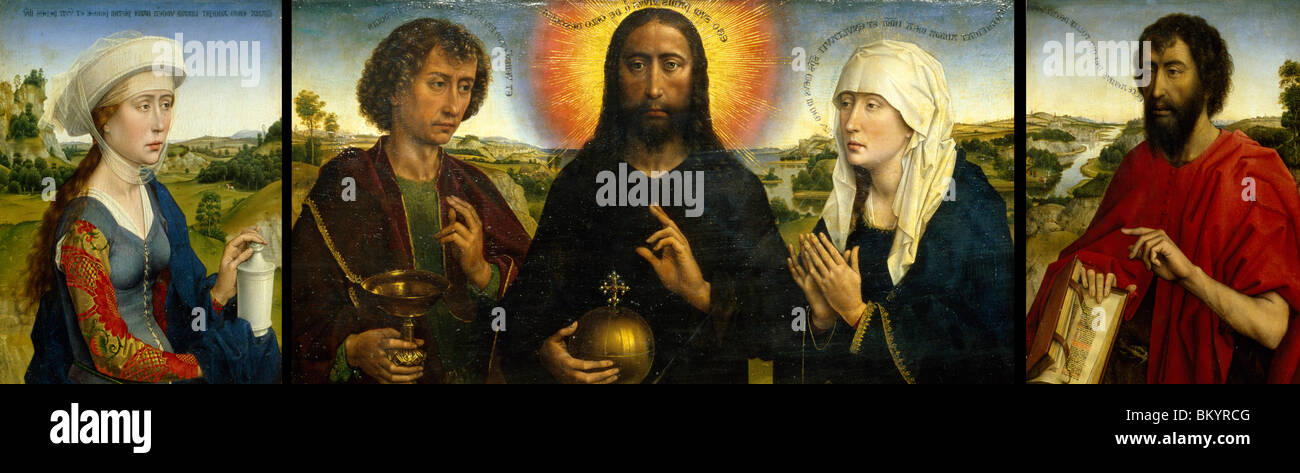 Tríptico de la familia Braque, el panel central, de Rogier van der