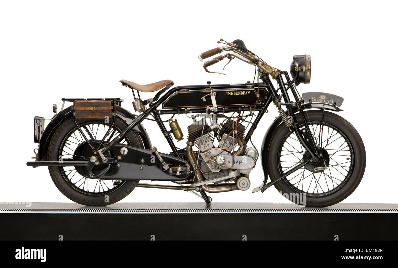 Sunbeam 1916/1924 Jap 1000cc moto Foto de stock