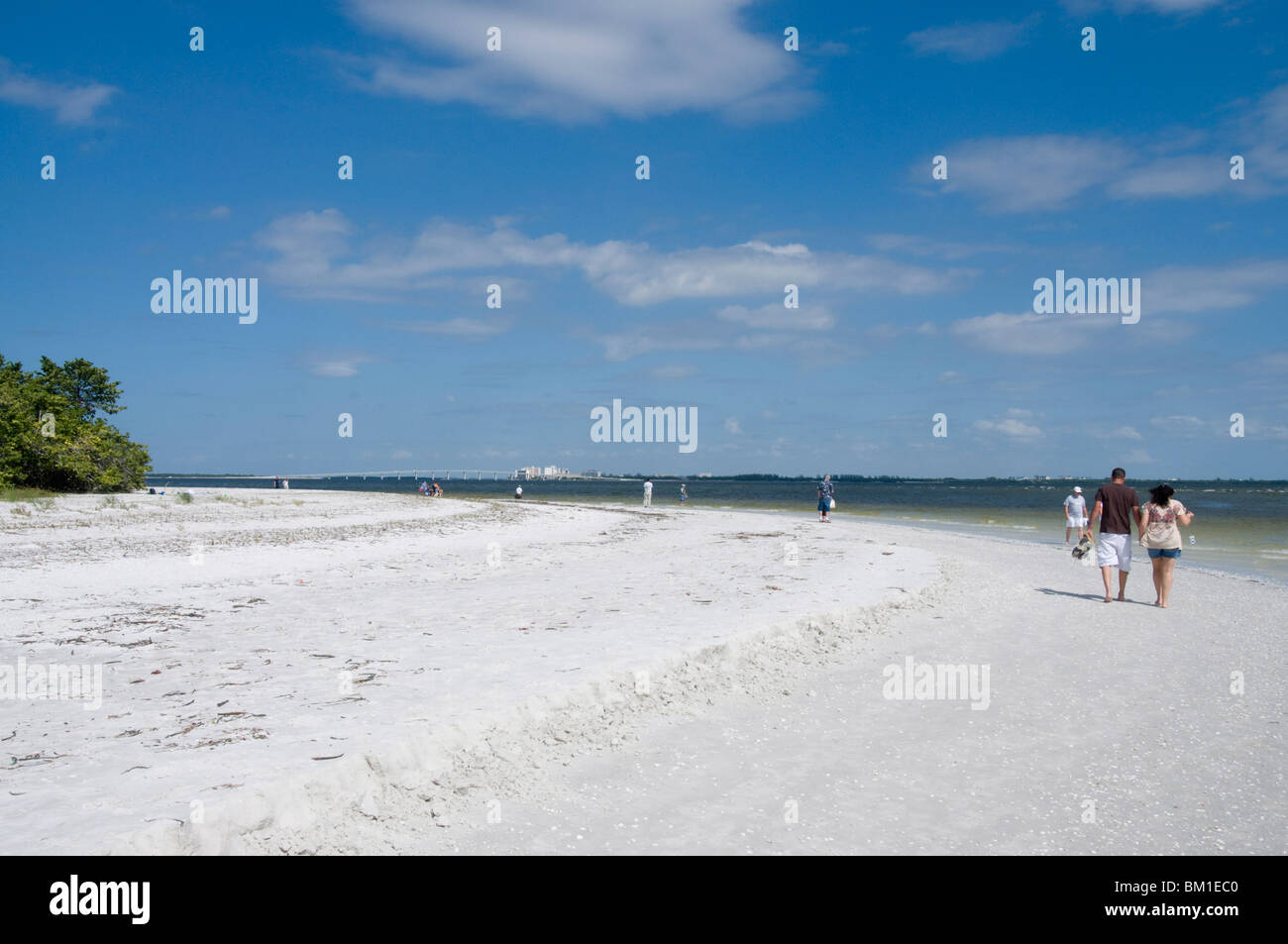 Playa, Sanibel Island, Gulf Coast, Florida, Estados Unidos de América, América del Norte Foto de stock