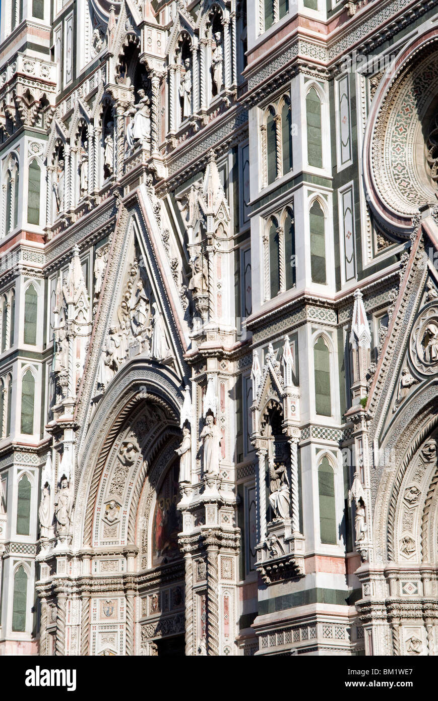 La Catedral (Duomo) de Santa Maria del Fiore), Florencia, Sitio del Patrimonio Mundial de la UNESCO, en la Toscana, Italia, Europa Foto de stock