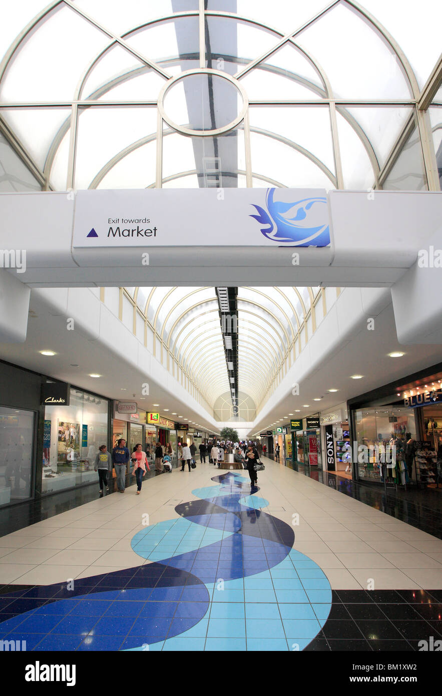 Votación Aguanieve emergencia Chelmer alto shopping mall en Chelmsford Essex Fotografía de stock - Alamy